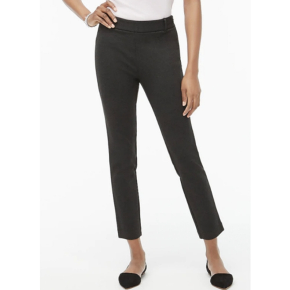 J. Crew Ponte Slim Work Pants Dark Grey Women's 2 Career Business